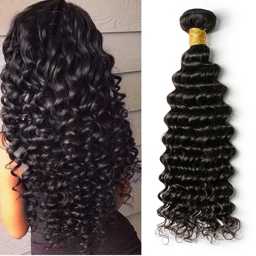 Ustyle Hair 1pcs/Lot Deep Wave Hair Bundles Deals Remy Hair Extensions