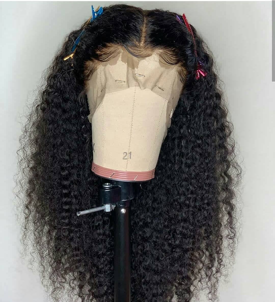 360 Lace Frontal Curly Hair Wig Human Hair with Baby Hair