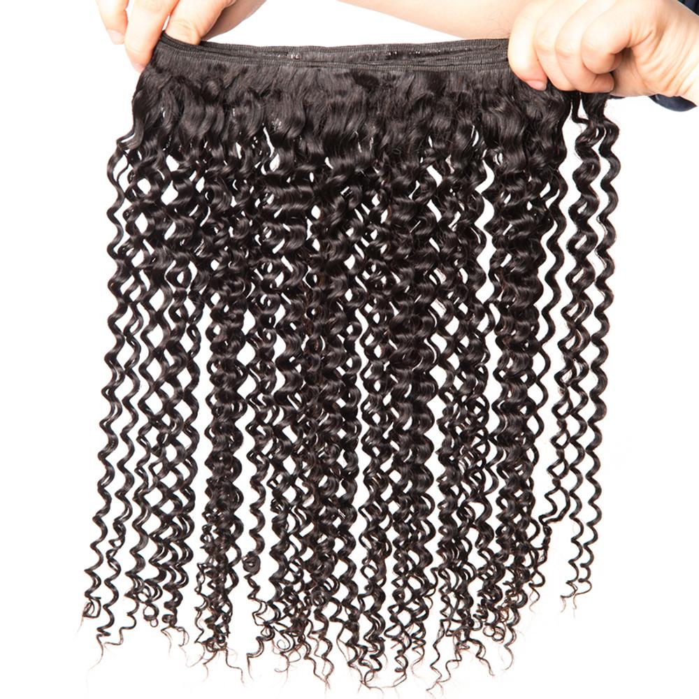 10A Grade Curly Hair 3 Bundles 100% Remy Human Hair Natural Color